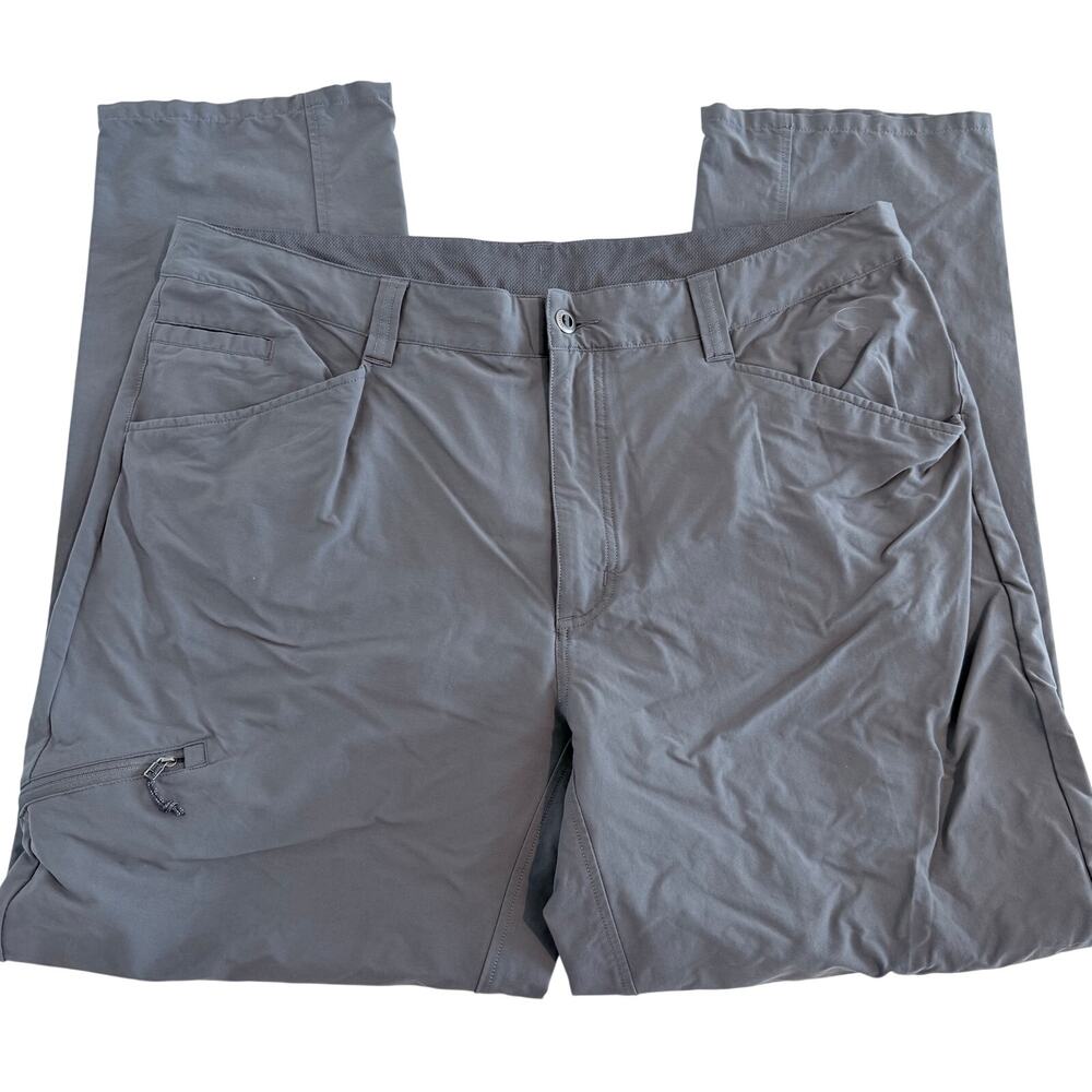 Patagonia Men's Gray Hiking Pants Size 40 Lightweight Outdoor Travel Performance